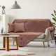 Beauty Home Ριχτάρι Πολυθρόνας 180x170εκ. Κεραμιδί