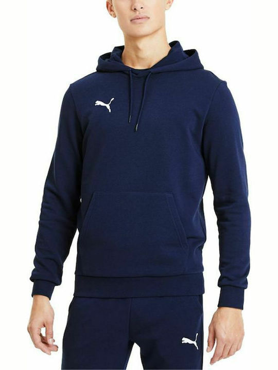 PUMA TeamGoal 23 Φούτερ με Κουκούλα Navy