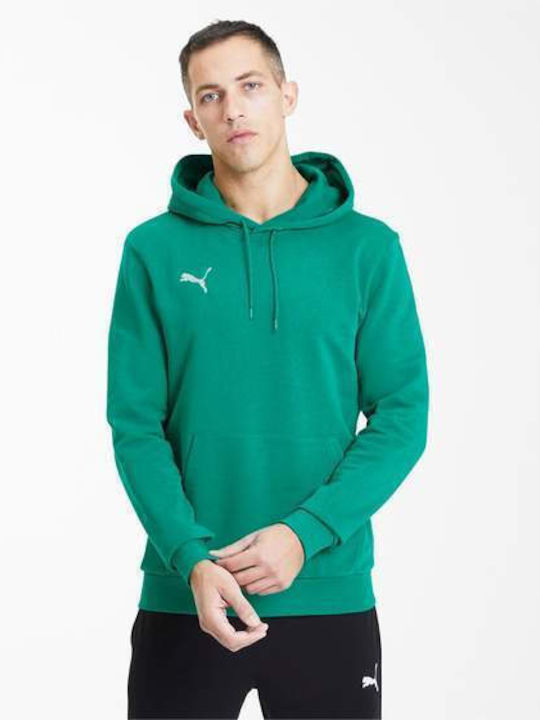 PUMA TeamGoal 23 Φούτερ με Κουκούλα Πράσινο