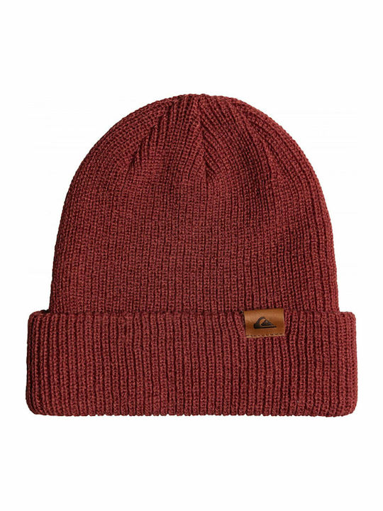 Routine Beanie Ανδρικός Σκούφος Πλεκτός σε Κόκκινο χρώμα