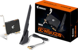Gigabyte GC-WBAX210 Ασύρματη Κάρτα Δικτύου Wi‑Fi 6 (2400Mbps) PCI-e