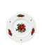 Cryspo Trio Christmas Plate Porcelain White