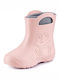 Children's Pink socks with internal removable lining Camminare Frog Powder Pink.