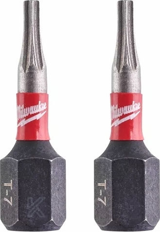 Milwaukee Σετ 2 Μύτες Κατσαβιδιού Torx / Αστέρι Torx Shockwave