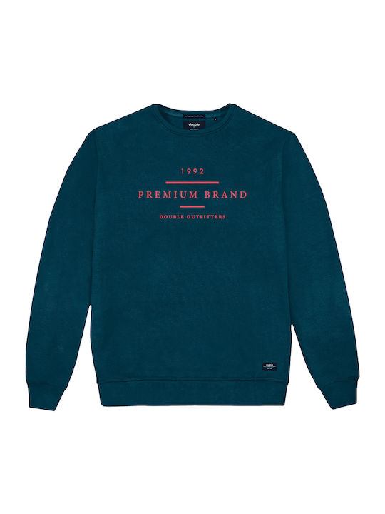 Double Men's Sweatshirt Petrol Blue