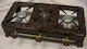 Celect 513 3Μ Liquid Gas Countertop Double Burner Brown