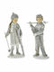 Iliadis Christmas Figure Toddler Gray Length 8cm 2pcs