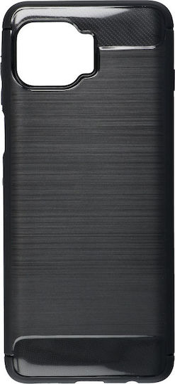 Forcell Carbon Umschlag Rückseite Silikon 0.5mm Schwarz (Moto G 5G Plus)