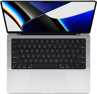 Apple MacBook Pro 14" (2021) (M1-Pro 8-ядрен/16GB/512GB SSD) Silver (GR Клавиатура)