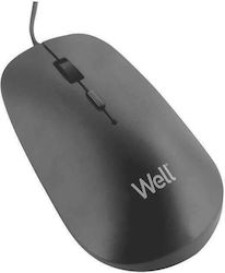 Well MU003 Magazin online Mouse Negru