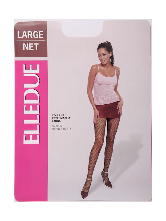 Tights ELLEDUE large net 40den black