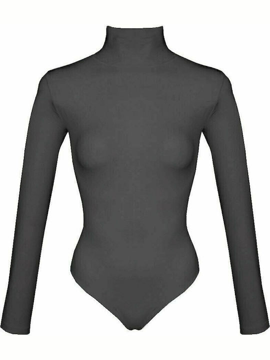 Helios Lingerie Long Sleeve Turtleneck Bodysuit...