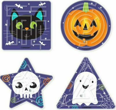 Amscan Party Gift Halloween Labyrinth Games 4pcs