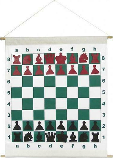 Kaissa Magnetic Chess Folding Roll 76x76cm