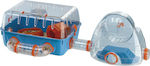 Ferplast Combi 2 Nagetierkäfig Plastikkäfig für Hamster mit Turnhalle 79.5x29.5x26.3cm 57932599