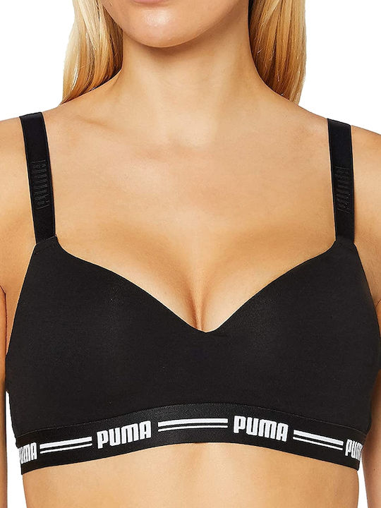 Puma Γυναικείο Αθλητικό Μπουστάκι Μαύρο με Επένδυση