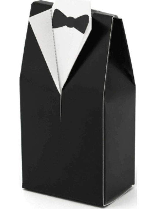 PartyDeco Wedding Favor Box Groom