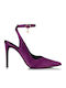 Pointed Toe Heel with Strap Purple M03-14482-41