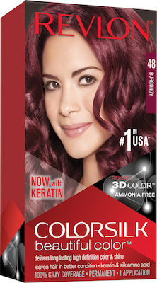 Revlon Colorsilk Keratin Haarfarbe 48 Burgundy 130ml