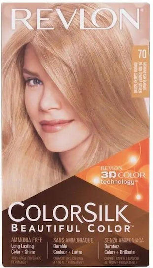 Revlon Colorsilk Beautiful Color Боя За Коса 70 Средно Пепеляво Русо 130мл