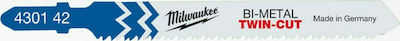 Milwaukee 4932430142 Blade Twin Cut for Metal 5pcs