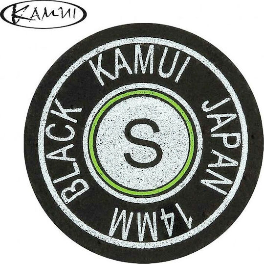 Kamui Πετσάκι Στέκας Μπιλιάρδου Πετσάκι Στέκας Kamui Black Soft Ø14 Laminated 1τμχ 468