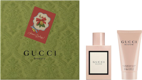 Gucci Bloom Set De Parfumuri Pentru Femei Cu Loțiune De Corp 2 Bucăți