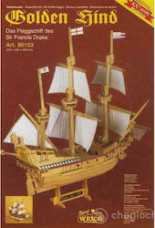 Weico Wooden Construction Toy Golden Hind Kid 8++ years