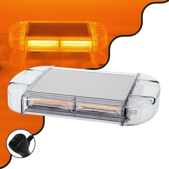 GloboStar Car Beacon LED 10 - 30V Waterproof with Orange Lighting
