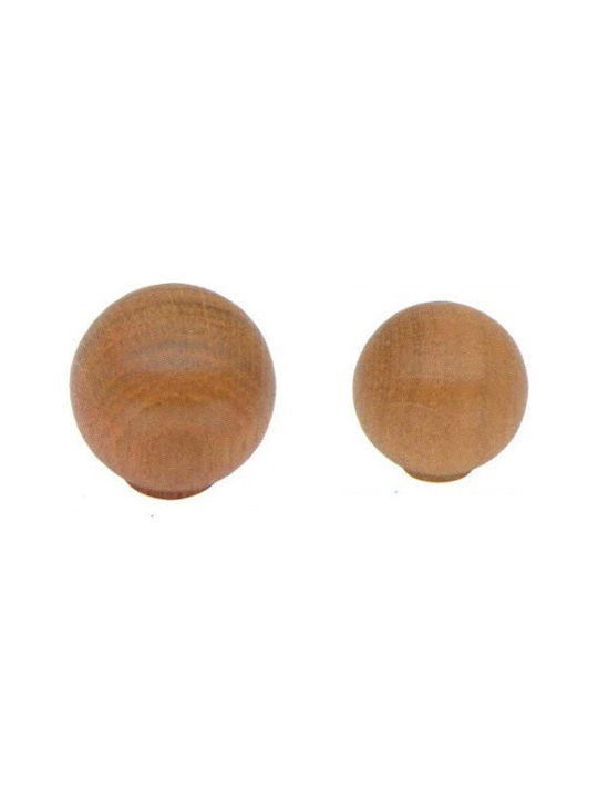 Import Hellas 3812 Buton Mobilier din Lemn în Culoare Maro Φ35mm 3812 1buc Import Hellas 3812 Buton Mobilier din Lemn în Culoare Maro Φ35mm 3812 1buc