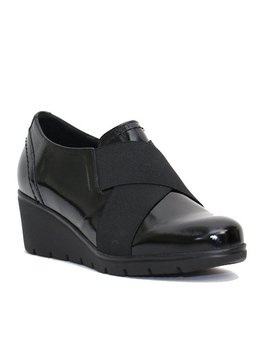Γυναικεία Παπούτσια D’CHICAS 4651 Μαύρο Δέρμα Λουστρίνι