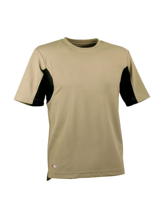 Cofra Cooldry Caribbean T-Shirt Εργασίας Χακί