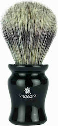 Vie Long 14837 Shaving Brush with Horse Hair Bristles 24mm Black