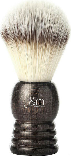 Vie Long Fibersoft J&M Πινέλο Ξυρίσματος Καφέ με Συνθετική Τρίχα 21mm