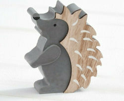 Parisis Baptism Decoration from Wood Hedgehog 6pcs