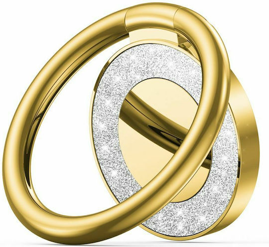 Tech-Protect Magnetic Ring Holder Mobile Glitter Gold