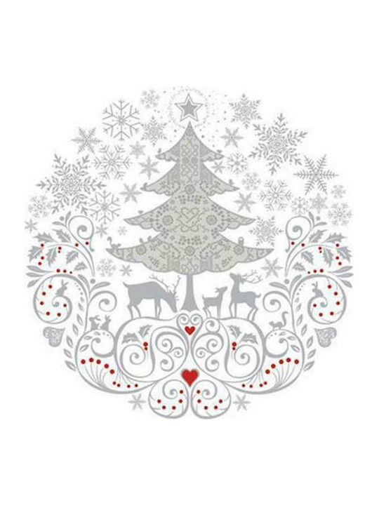 Next Deco Christmas Paper Disposable Napkins Ornament L33xW33cm 20pcs NXT-------2