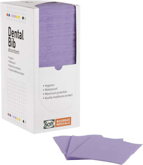 Soft Care Dental Purple Towel 1ply + 1ply with Dispenser