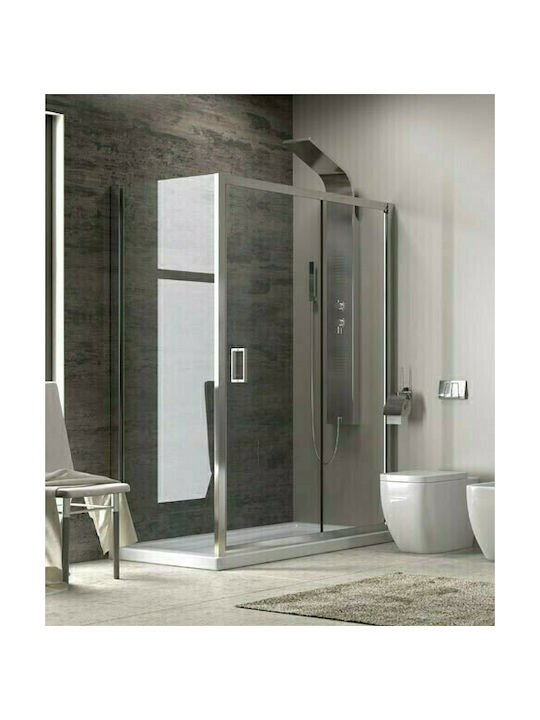 Karag New Flora 500 + New SN-10 Cabin for Shower with Sliding Door 100x70x180cm Clear Glass