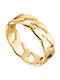 Amor Amor Ring Small Wedding Band made of Steel Gold Plated