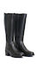 Women's Boots Wikers 62237 Black Leather