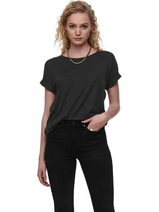 Only Moster Γυναικείο T-shirt Dark Grey Melange