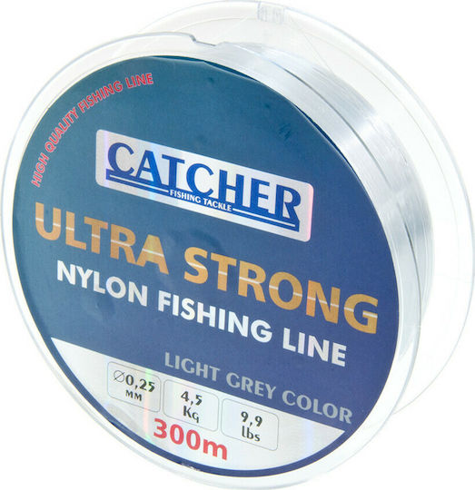 Catcher Πετονιά Ψαρέματος Γκρι 300m / 0.50mm / 17.3kg