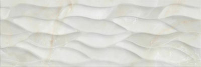 Decorado Hojas Kitchen Wall / Bathroom Gloss Ceramic Tile 25x75cm Onix