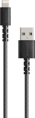 Anker Powerline Select + Geflochten USB-A zu Lightning Kabel Schwarz 0.9m (A8012H12)