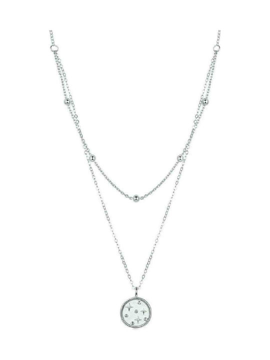Bamoer Double Necklace Made of Silver Bamoer Double Necklace Made of Silver
