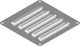 Inoxmare M8057B Περσίδα Εξαερισμού 12x12cm Τετράγωνη
