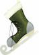 Șosetă Decorativă de Crăciun material textil Înălțime 20cm. Verde