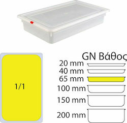 Gastronorm-Behälter Polypropylen (pp) GN1/1 mit Tiefe 65mm