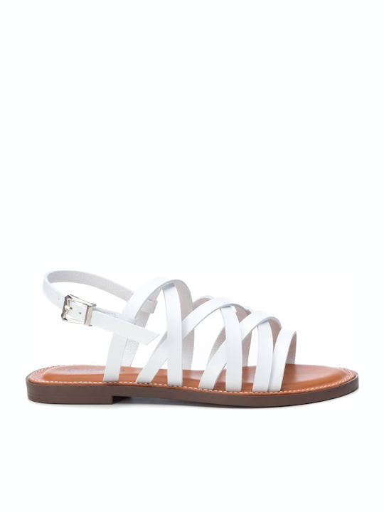 Refresh Women's Flat Sandals in White Color